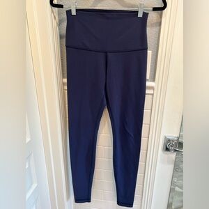 Lululemon Wunder Under High-Rise navy blue Legging, Size 6